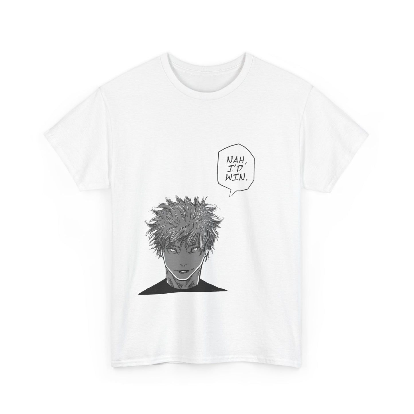 Jujutsu Kaisen T-shirt, Unisex Heavy Cotton Tee, Satoru Gojo Graphic Tee, Casual Streetwear, Manga Lover Shirt, Gift for