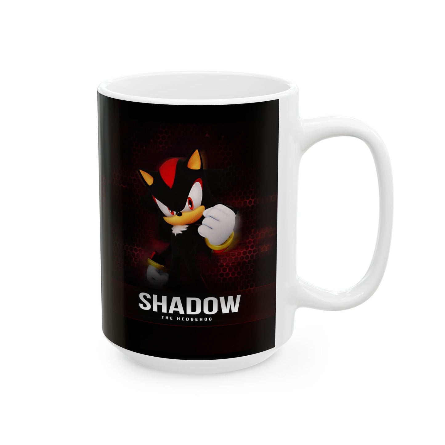 Shadow The Hedgehog Mug, Sonic the Hedgehog Fan Gift, Coffee Cup, Gamer Mug, Video Game Lover Gift, Geeky Tea Mug