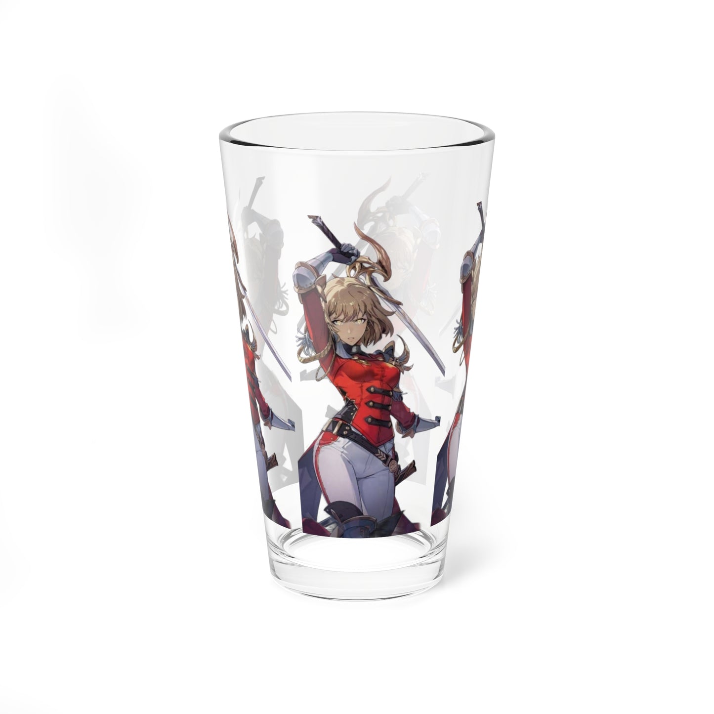 Cha Hae-in Glass, 16oz | Unique Drinkware, Solo Leveling Collectible, Kitchen Decor, Gift for Fans, Beverage Glass, Cosplay Glass
