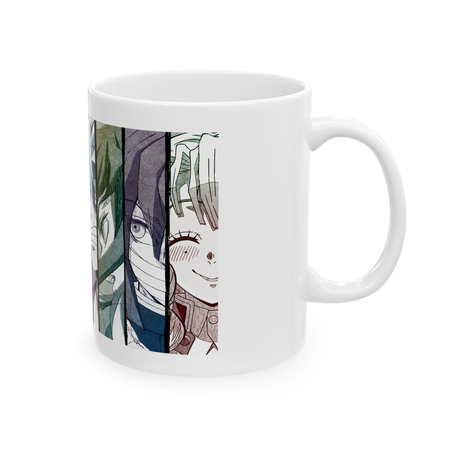 Anime Kimetsu no Yaiba Hashiras Inspired Ceramic Mug | Perfect Gift for Fans | Unique Coffee Cup, Collector's Item, Birthday Gift, Cartoon