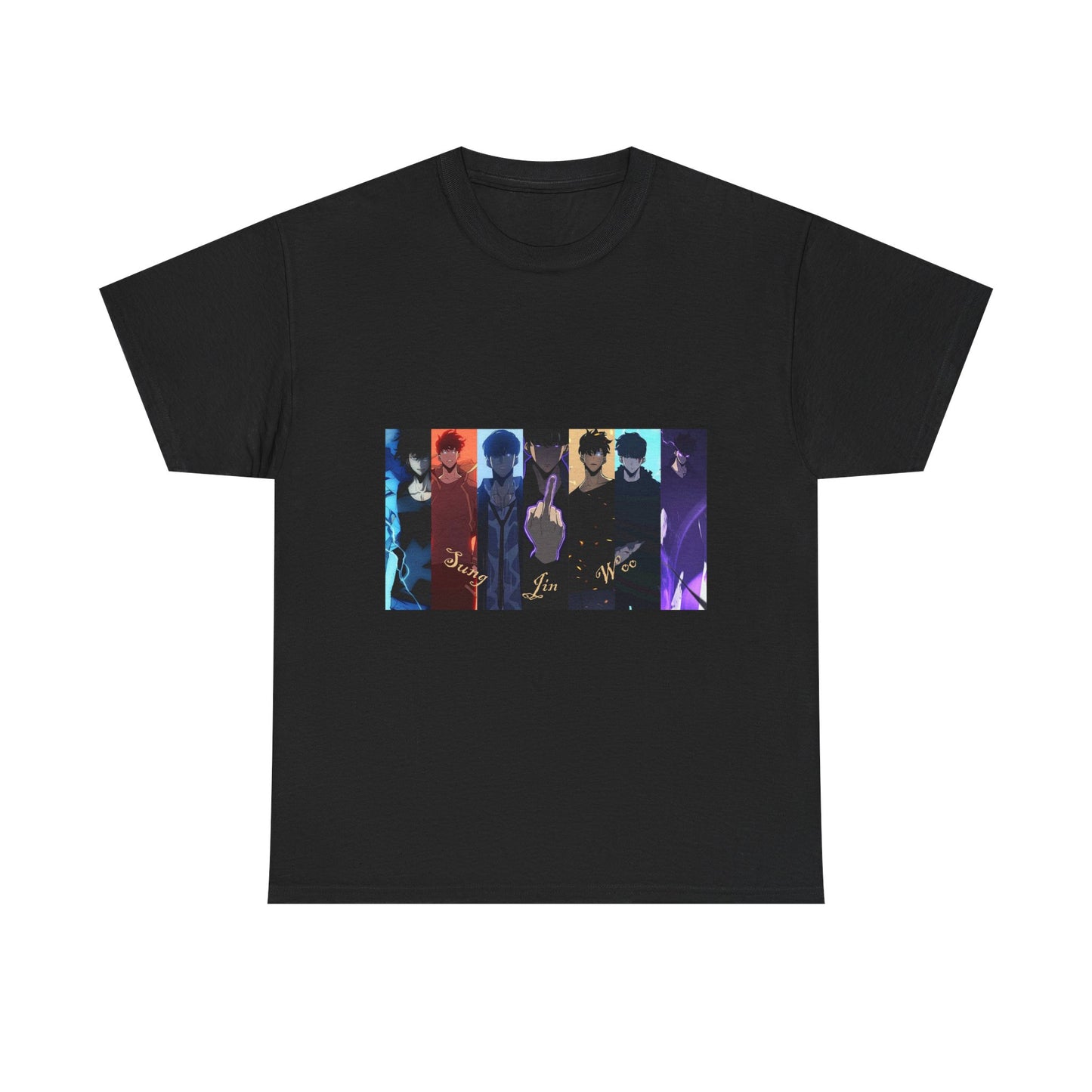 Sung JinWoo T-Shirt, Solo Leveling | Premium Ethical Cotton Tee for Anime Fans, Anime Shirt, Manga Graphic Tee, Unisex Apparel, Kpop