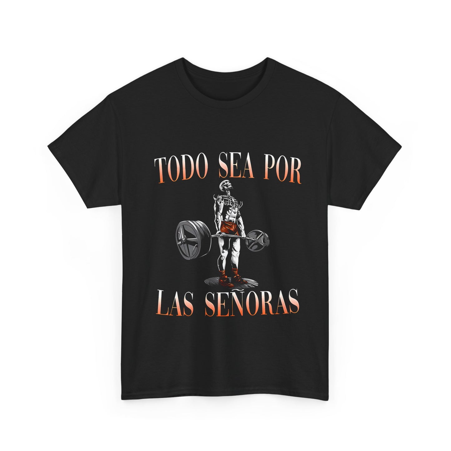 Todo sea por las Señoras Camiseta Fitness con Estampado de Calavera, Ropa de Gimnasio con Calaveras, Diseño de Calavera para Gym