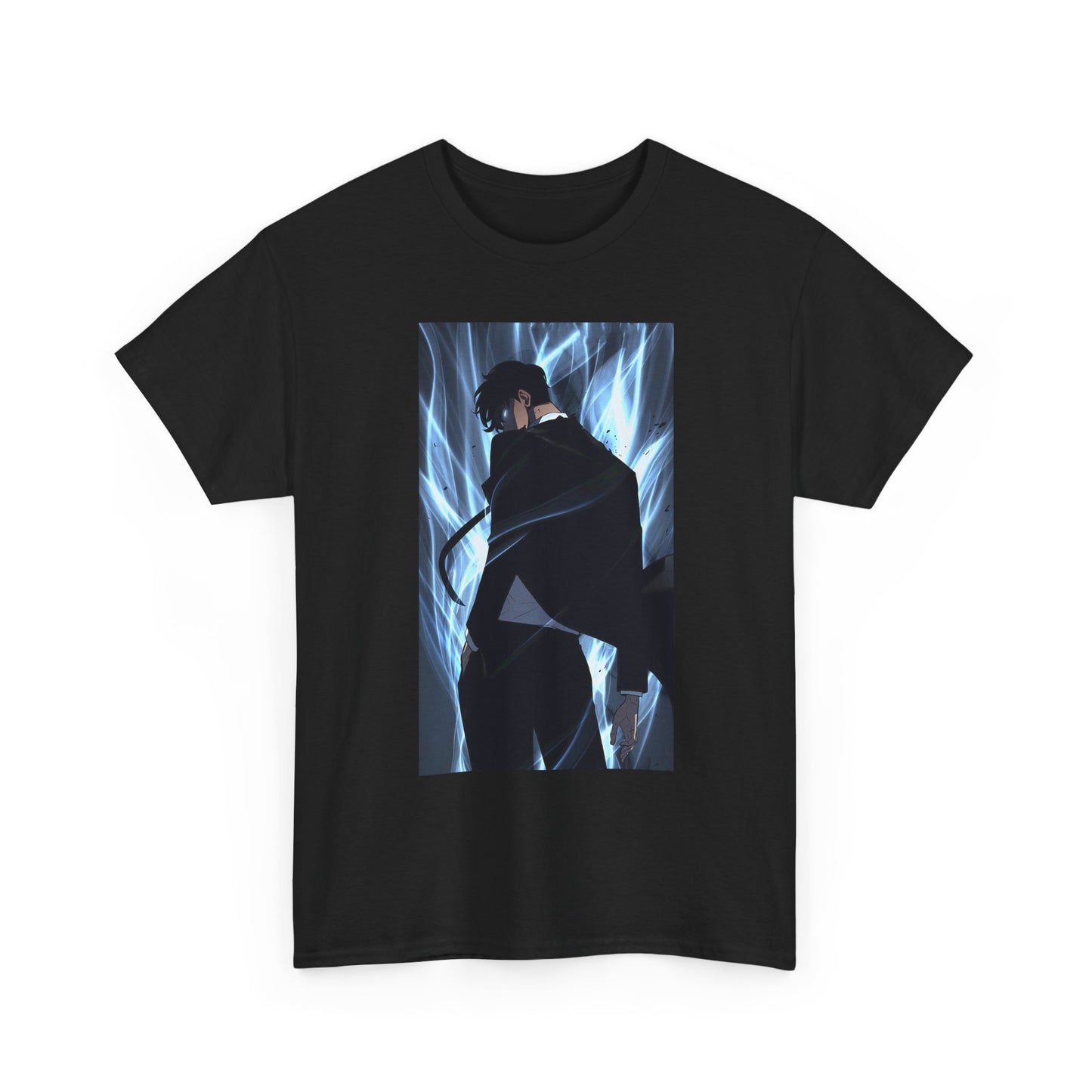 Sung Jin-woo T-Shirt, Solo Leveling | Premium Ethical Cotton Tee for Anime Fans, Anime Shirt, Manga Graphic Tee, Unisex Apparel, Kpop