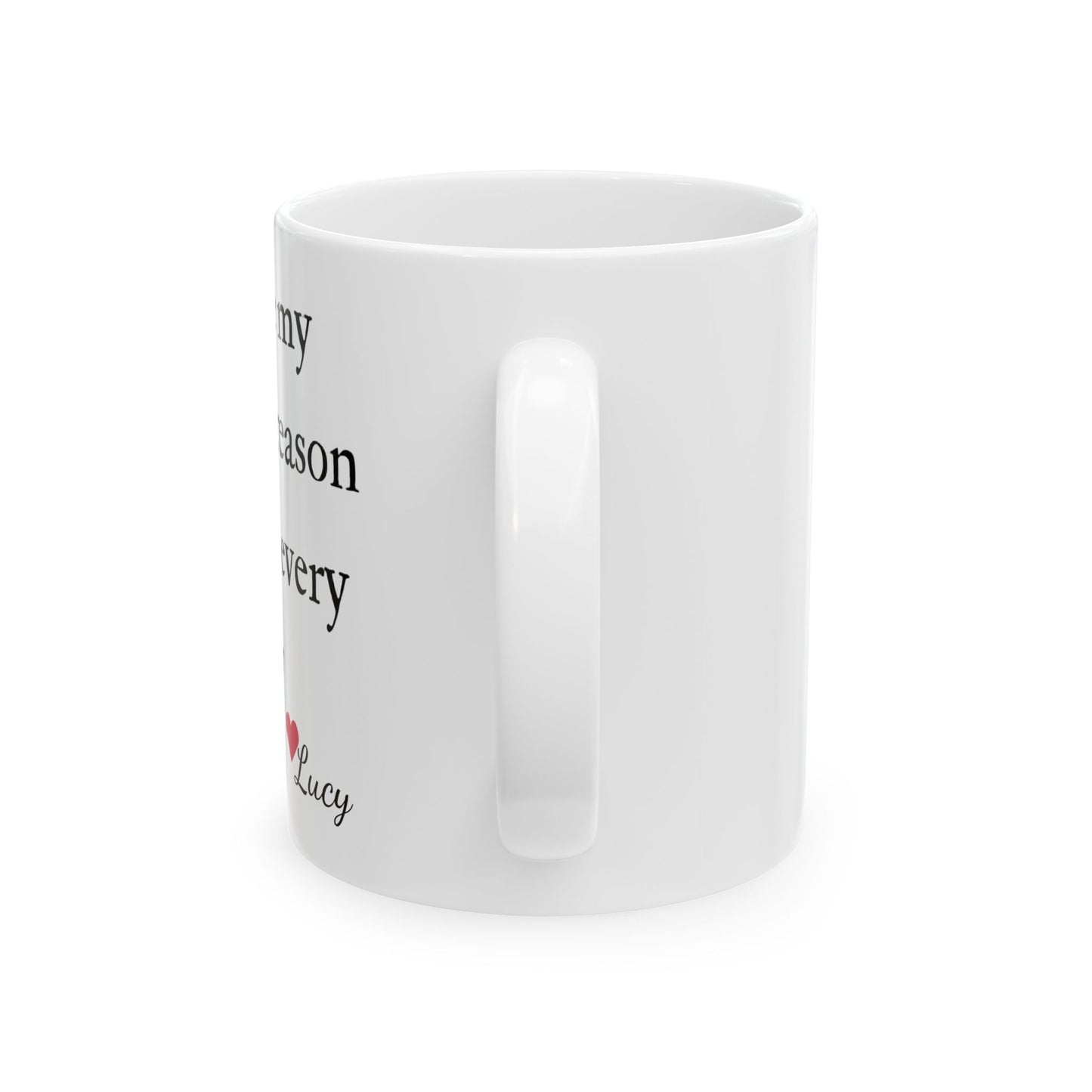 You're My Favorite Reason to Smile Every Day Mug, Boyfriend Valentines Day Gift for Him, Gift for Him, Husband Anniversary Gift,Gift for Her