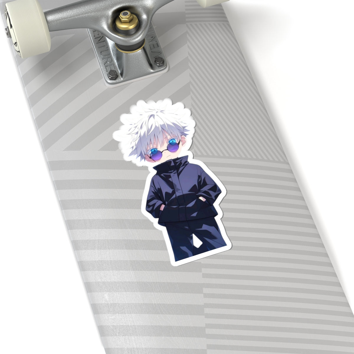 Chibi Gojo Satoru Kiss-Cut Stickers, Jujutsu Kaisen Anime Cute Art for Laptop and Water Bottle, Aesthetic Decor for Gifts
