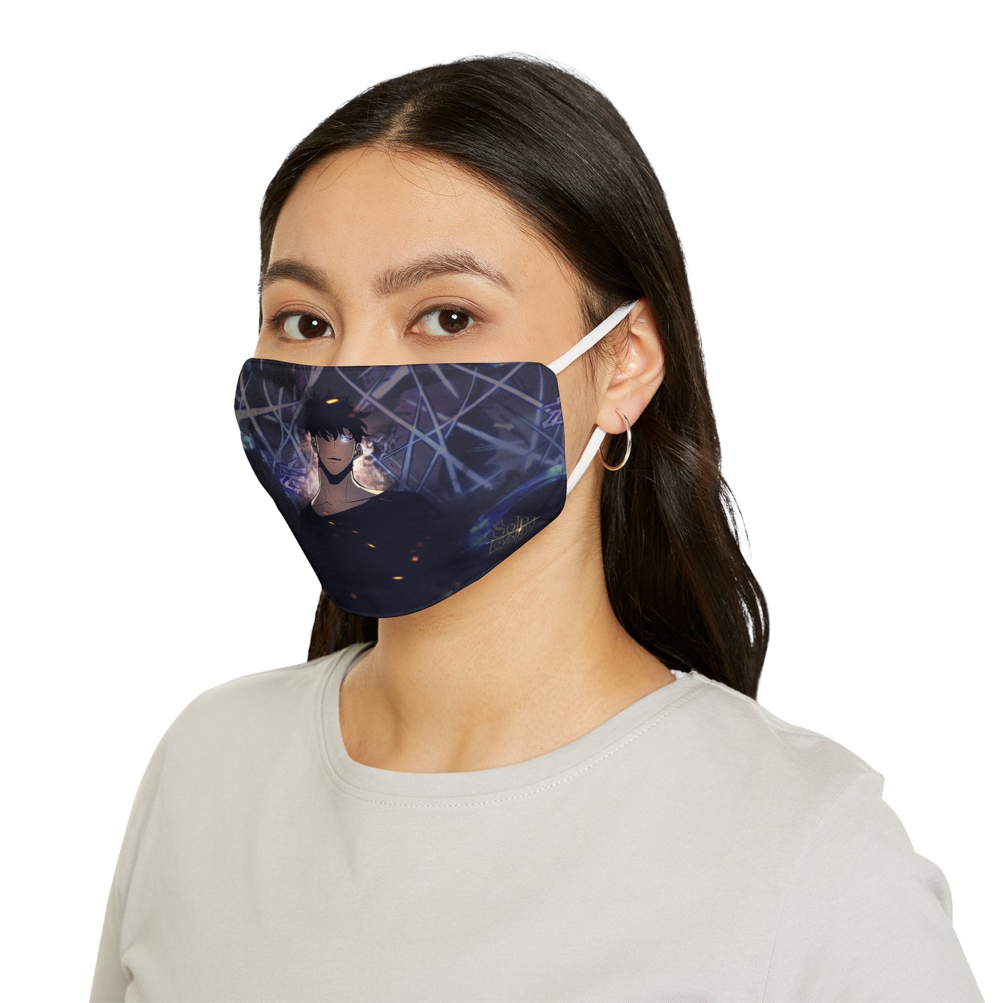 Sung Jinwoo Face Mask, Breathable Mask for Comfort, Unique Gift for Fans, Solo Leveling Festival Apparel, Anime-Inspired Mask