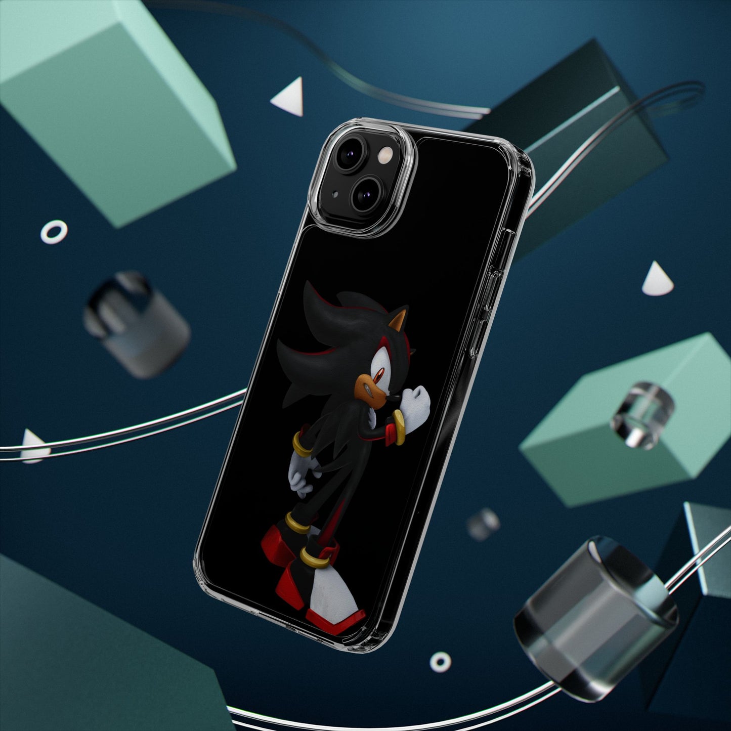 Phone Case, Shadow The Hedgehog Gaming Gift, Personalized Mobile Cover, Birthday Holidays Clear Phone Case, Stylish Phone Case