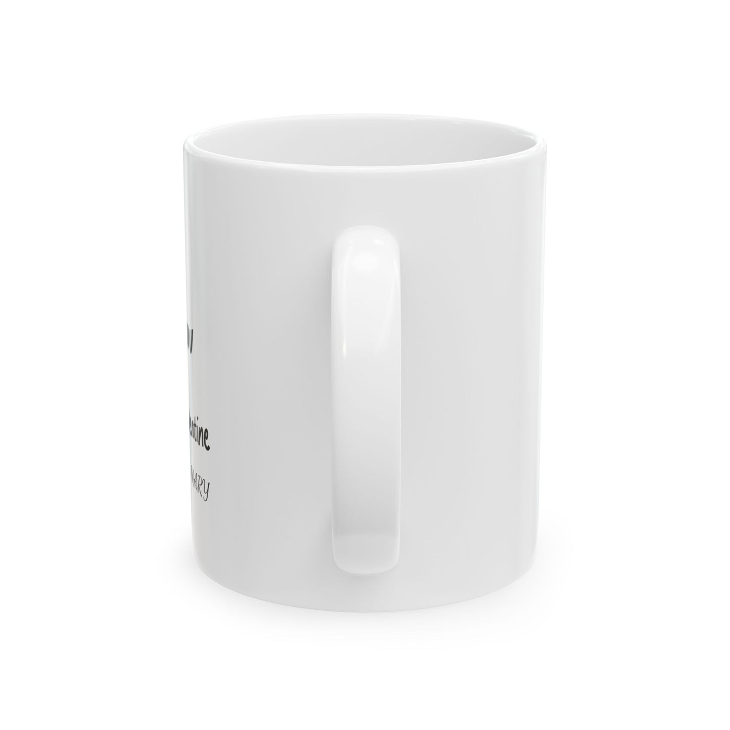 Personalized Valentine's Day Ceramic Mug, Gift for Him, Husband Anniversary, 11oz 15oz, Girlfriend Coffee Cup, Custom Name