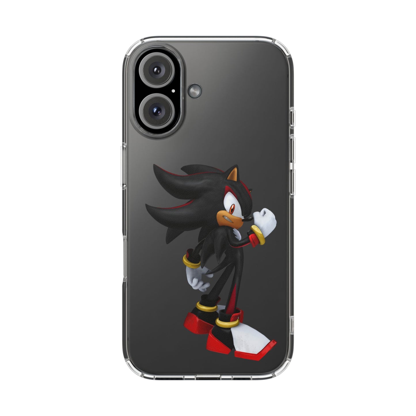 Phone Case, Shadow The Hedgehog Gaming Gift, Personalized Mobile Cover, Birthday Holidays Clear Phone Case, Stylish Phone Case