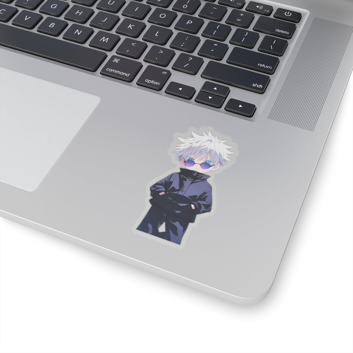 Chibi Gojo Satoru Kiss-Cut Stickers, Jujutsu Kaisen Anime Cute Art for Laptop and Water Bottle, Aesthetic Decor for Gifts