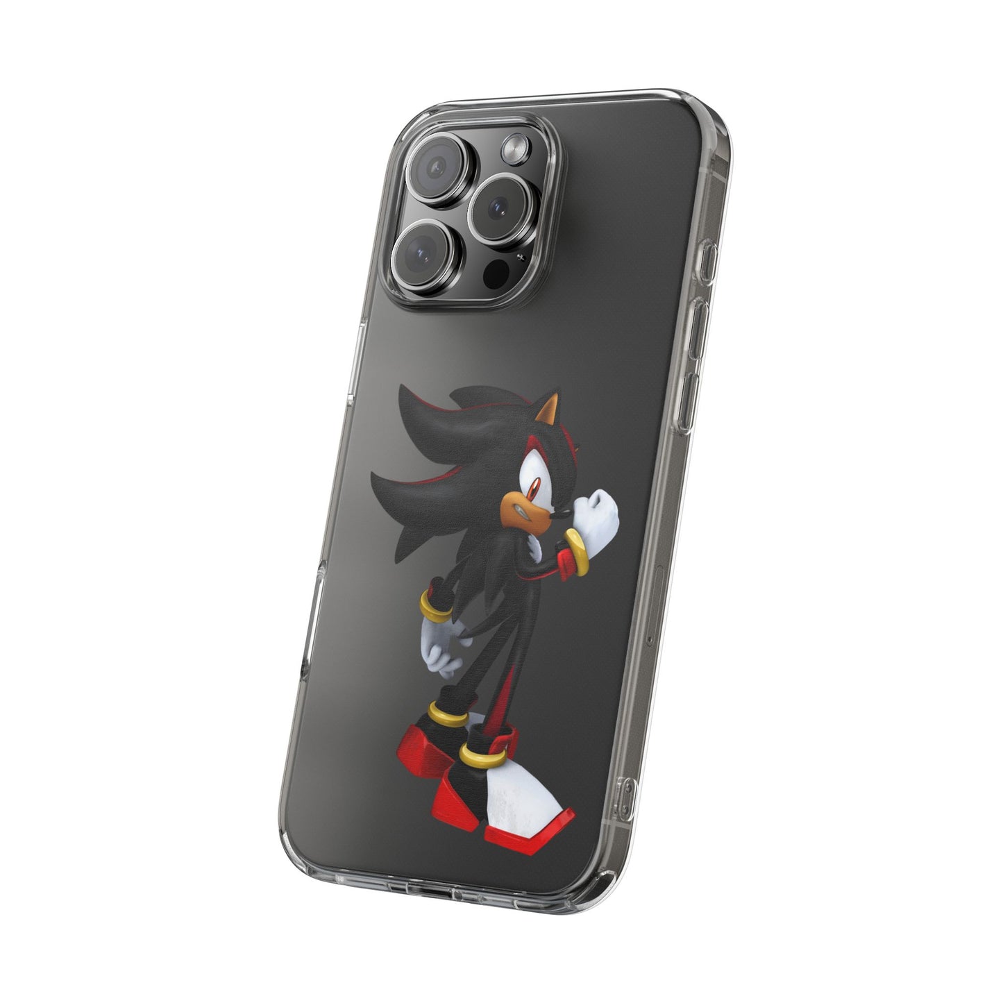 Phone Case, Shadow The Hedgehog Gaming Gift, Personalized Mobile Cover, Birthday Holidays Clear Phone Case, Stylish Phone Case