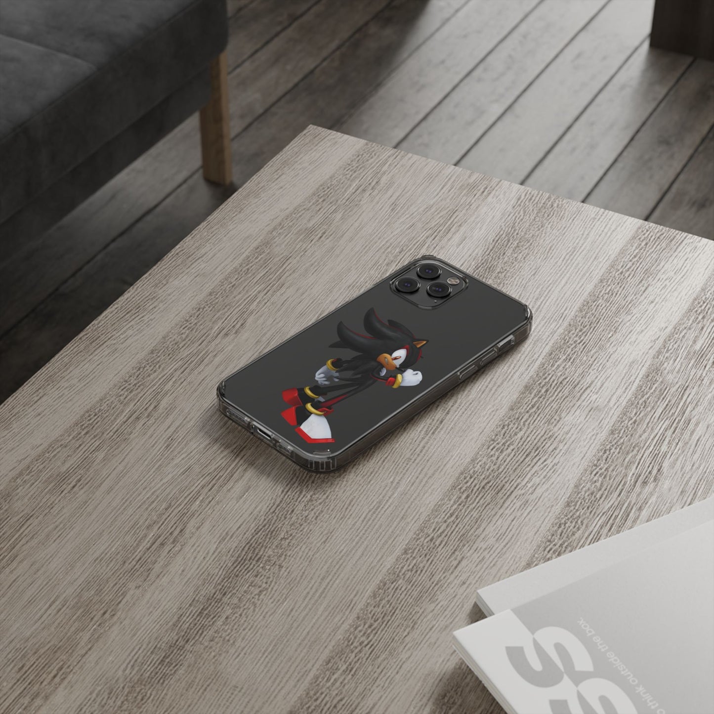 Phone Case, Shadow The Hedgehog Gaming Gift, Personalized Mobile Cover, Birthday Holidays Clear Phone Case, Stylish Phone Case