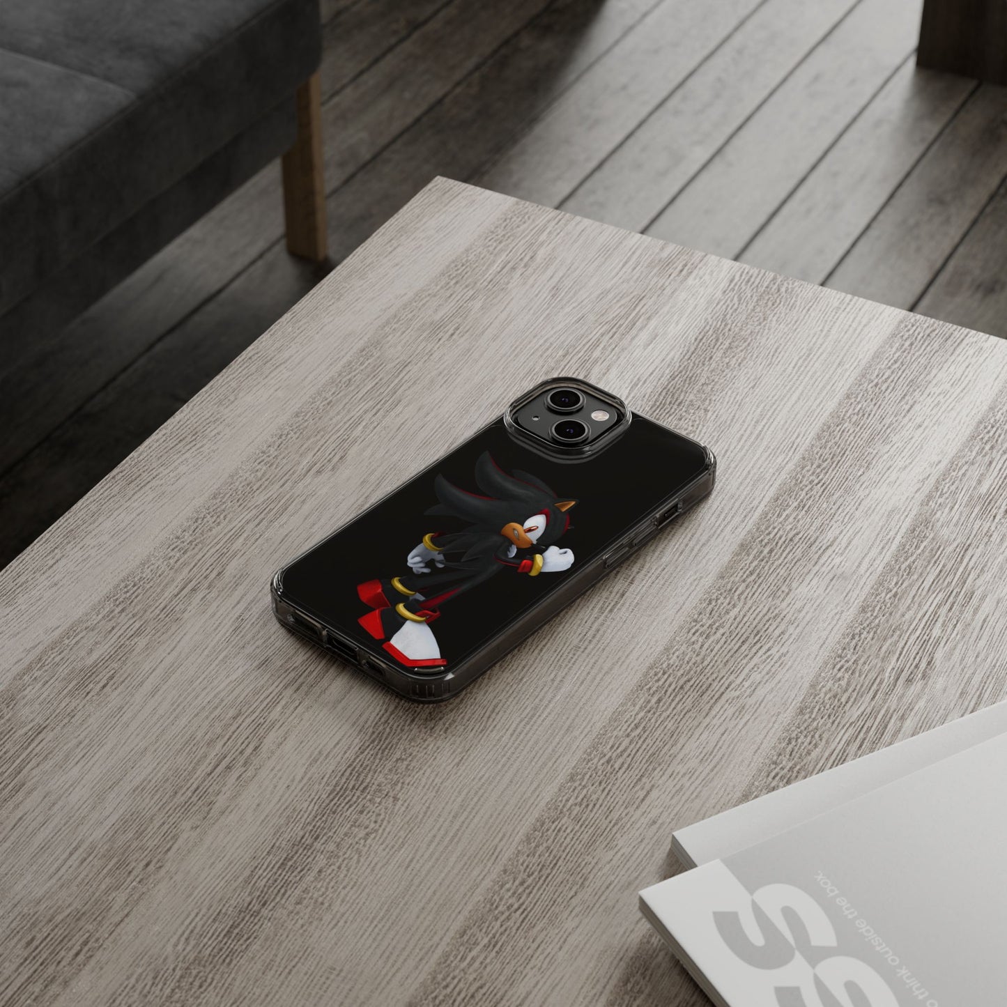 Phone Case, Shadow The Hedgehog Gaming Gift, Personalized Mobile Cover, Birthday Holidays Clear Phone Case, Stylish Phone Case