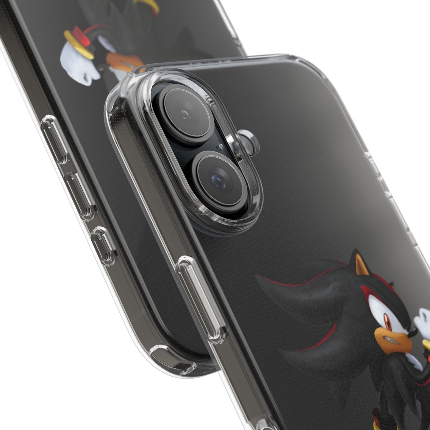 Phone Case, Shadow The Hedgehog Gaming Gift, Personalized Mobile Cover, Birthday Holidays Clear Phone Case, Stylish Phone Case