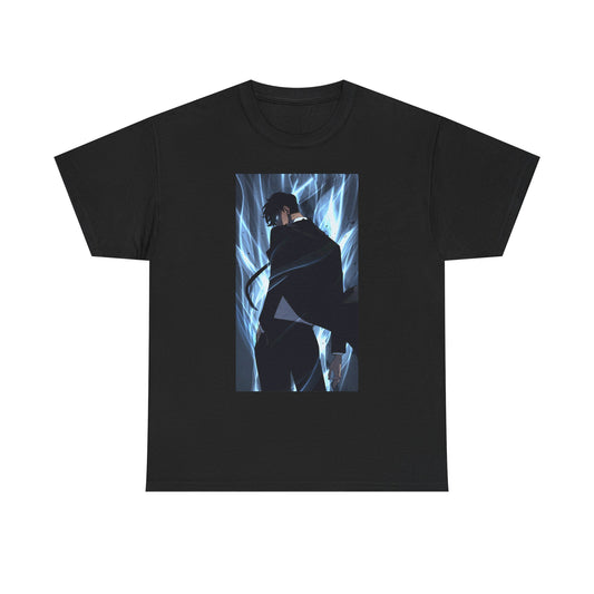 Sung Jin-woo T-Shirt, Solo Leveling | Premium Ethical Cotton Tee for Anime Fans, Anime Shirt, Manga Graphic Tee, Unisex Apparel, Kpop