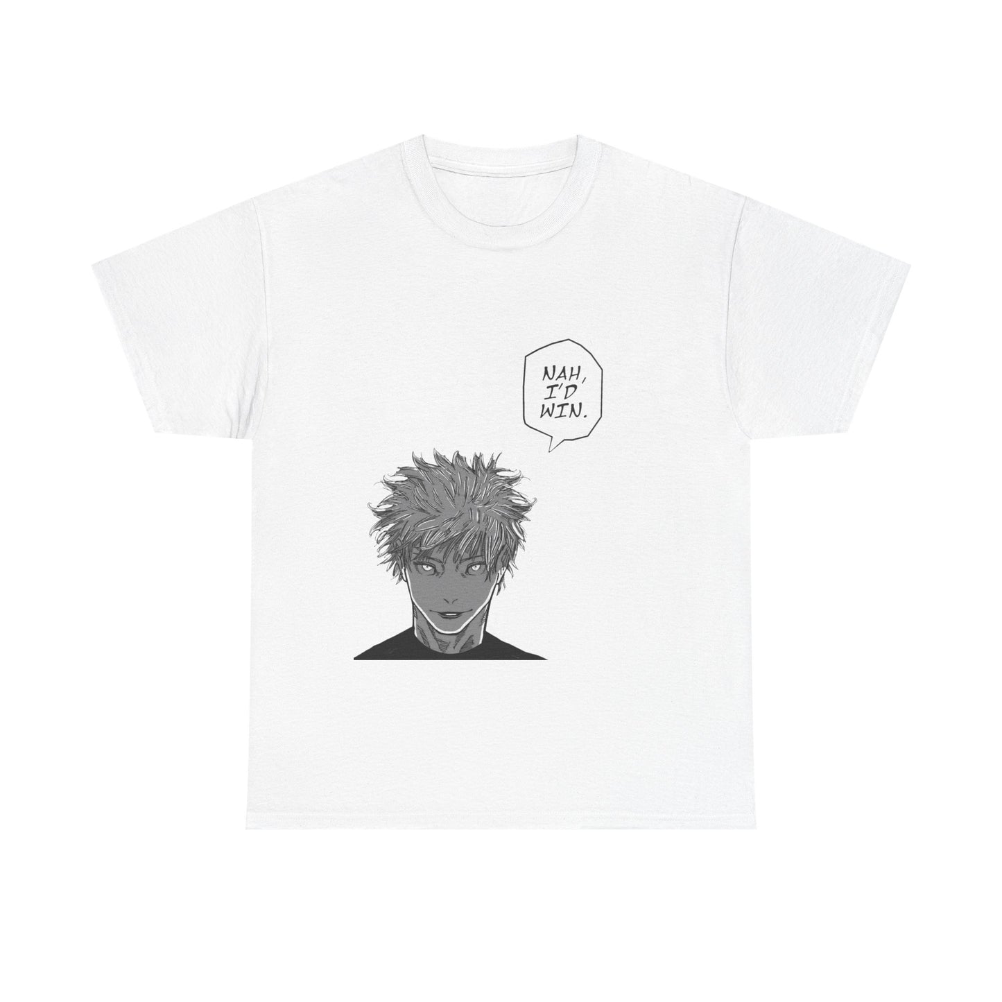 Jujutsu Kaisen T-shirt, Unisex Heavy Cotton Tee, Satoru Gojo Graphic Tee, Casual Streetwear, Manga Lover Shirt, Gift for