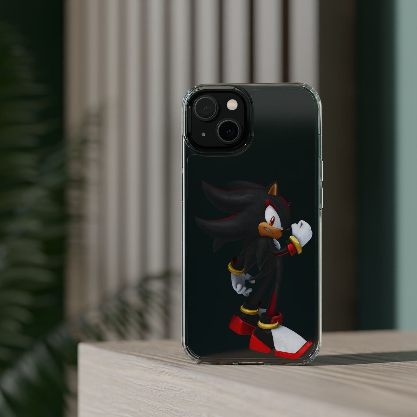 Phone Case, Shadow The Hedgehog Gaming Gift, Personalized Mobile Cover, Birthday Holidays Clear Phone Case, Stylish Phone Case