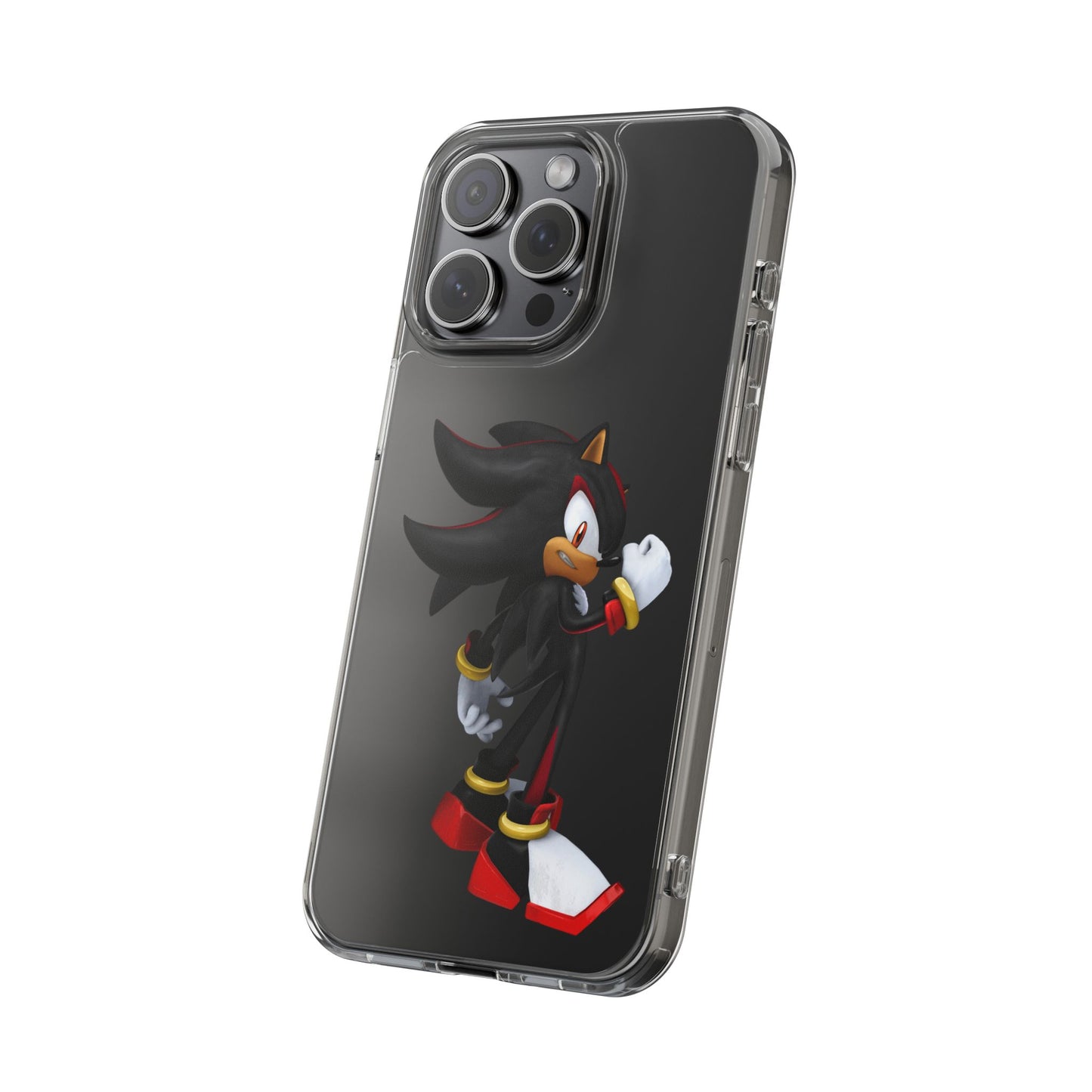 Phone Case, Shadow The Hedgehog Gaming Gift, Personalized Mobile Cover, Birthday Holidays Clear Phone Case, Stylish Phone Case