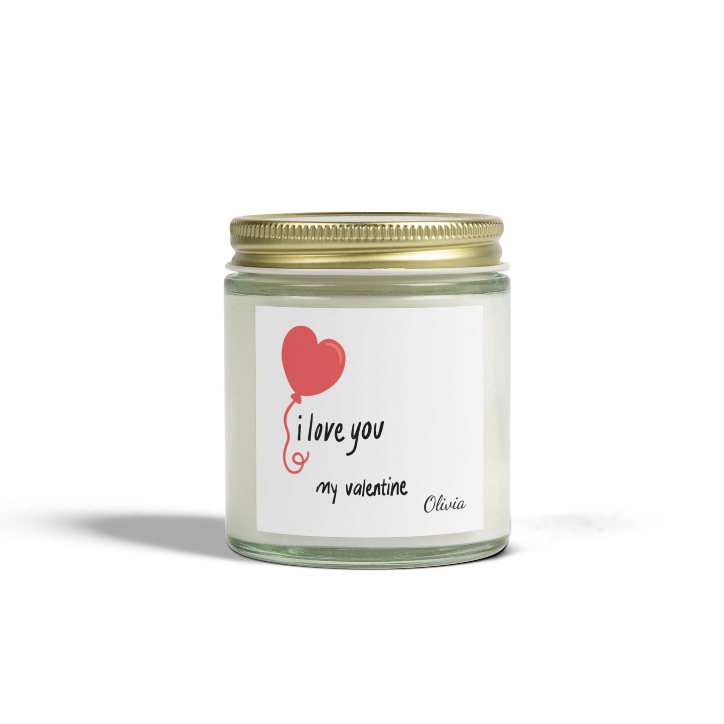 Romantic Valentine's Day Gift, Customizable Anniversary Home Decor, Engagement Candle, Birthday Present, Coconut Apricot, Scented Candles