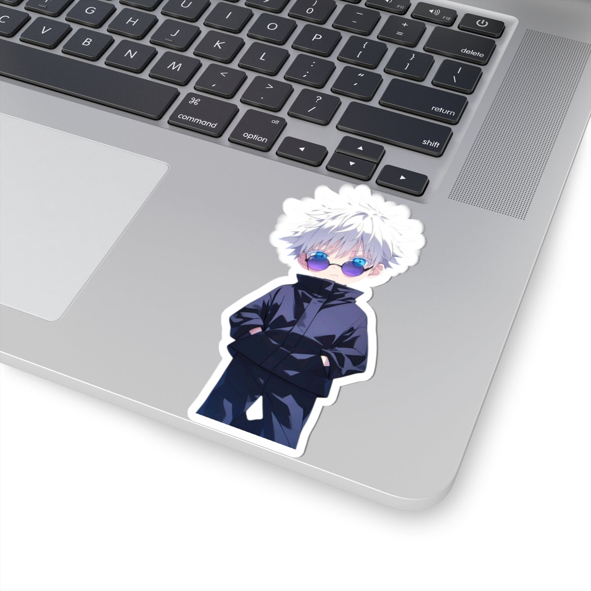 Chibi Gojo Satoru Kiss-Cut Stickers, Jujutsu Kaisen Anime Cute Art for Laptop and Water Bottle, Aesthetic Decor for Gifts