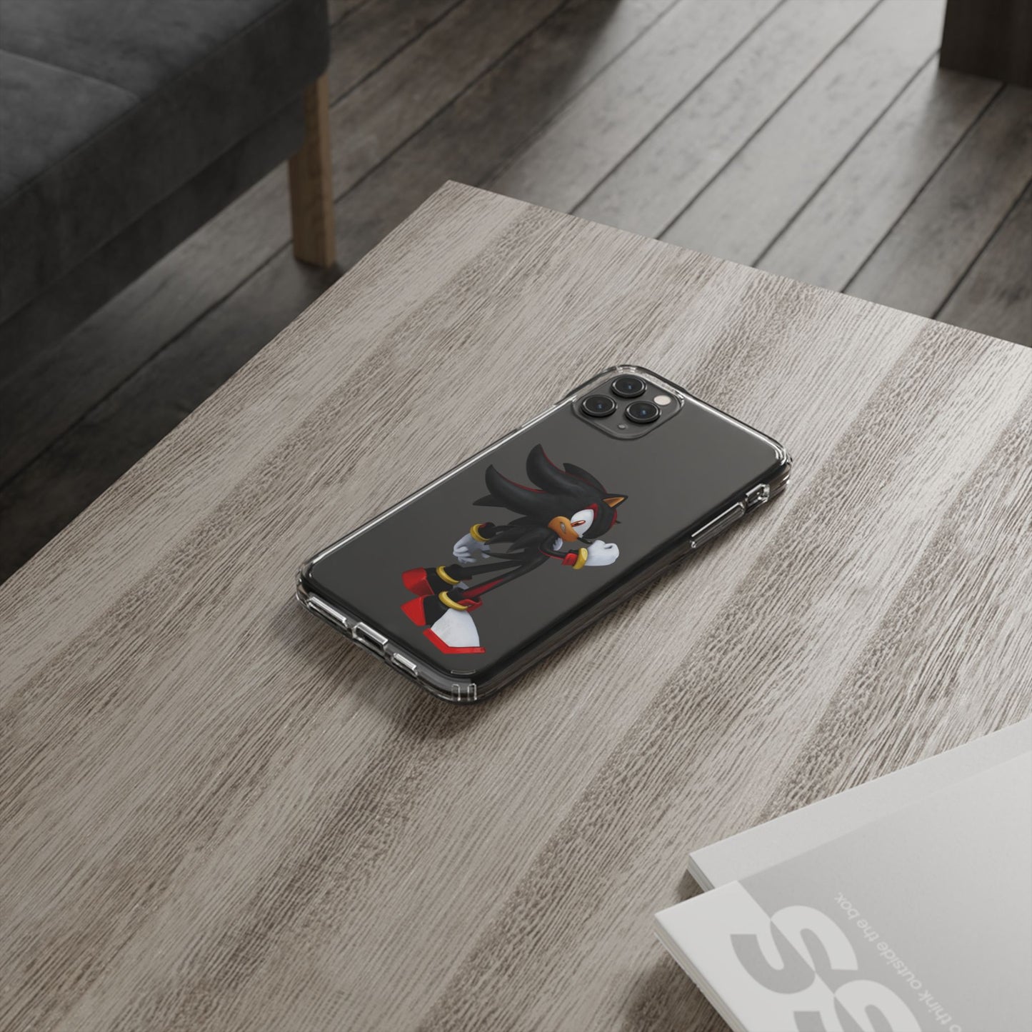 Phone Case, Shadow The Hedgehog Gaming Gift, Personalized Mobile Cover, Birthday Holidays Clear Phone Case, Stylish Phone Case