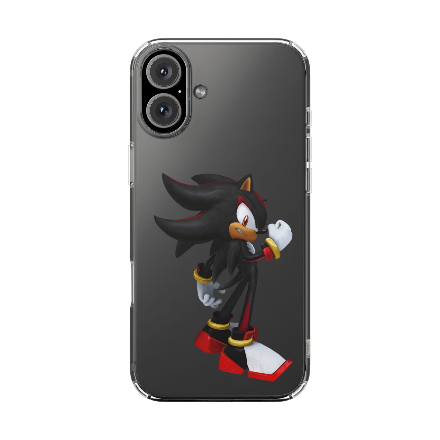 Phone Case, Shadow The Hedgehog Gaming Gift, Personalized Mobile Cover, Birthday Holidays Clear Phone Case, Stylish Phone Case