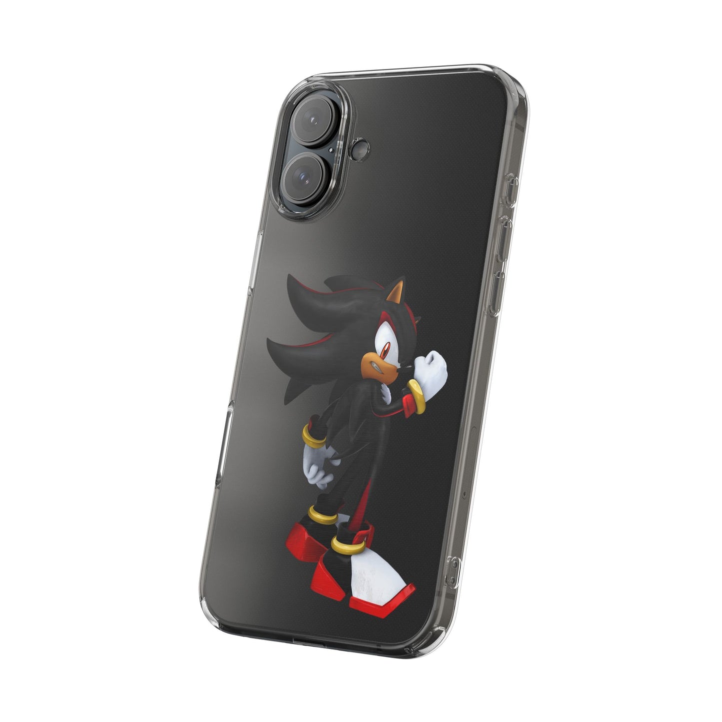 Phone Case, Shadow The Hedgehog Gaming Gift, Personalized Mobile Cover, Birthday Holidays Clear Phone Case, Stylish Phone Case