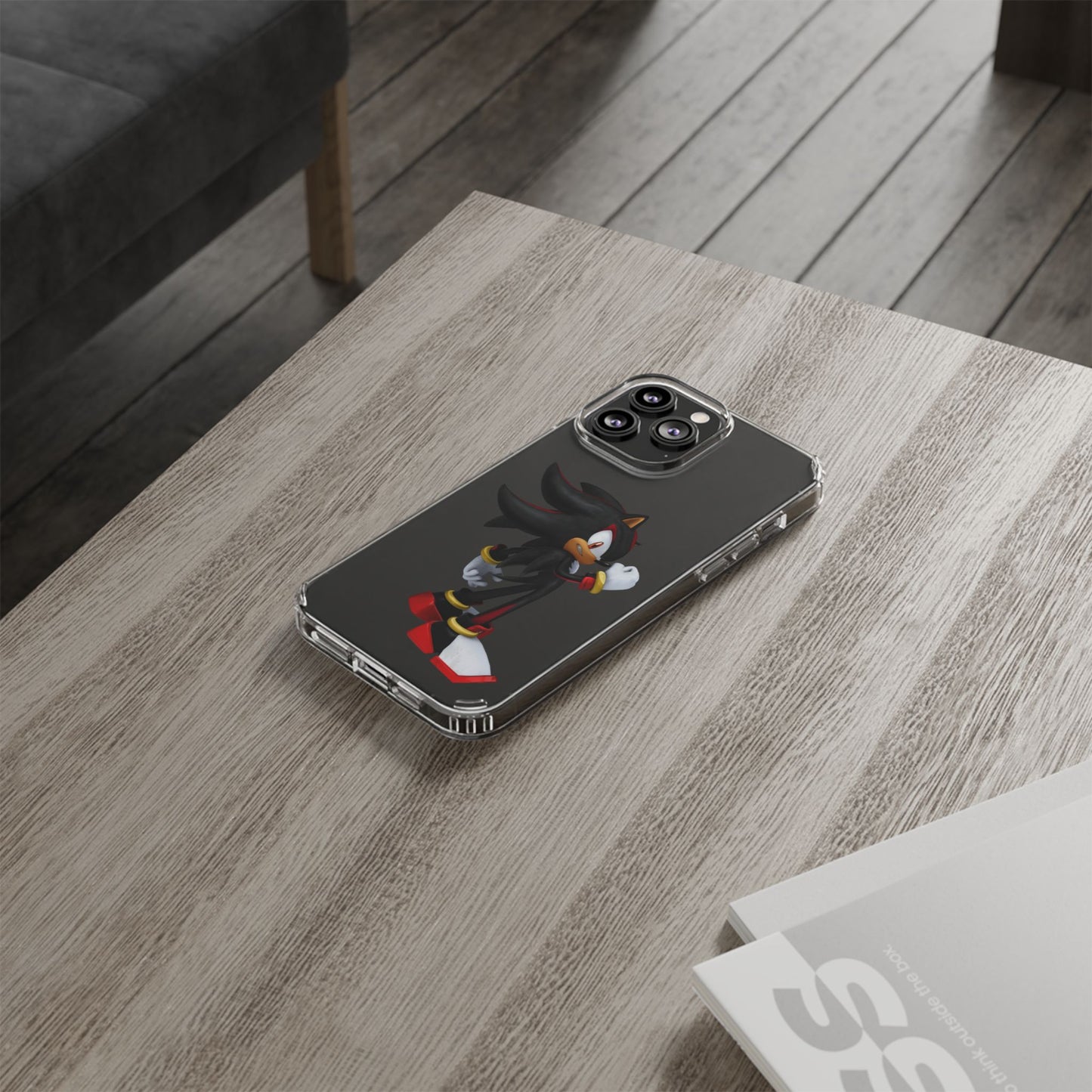 Phone Case, Shadow The Hedgehog Gaming Gift, Personalized Mobile Cover, Birthday Holidays Clear Phone Case, Stylish Phone Case