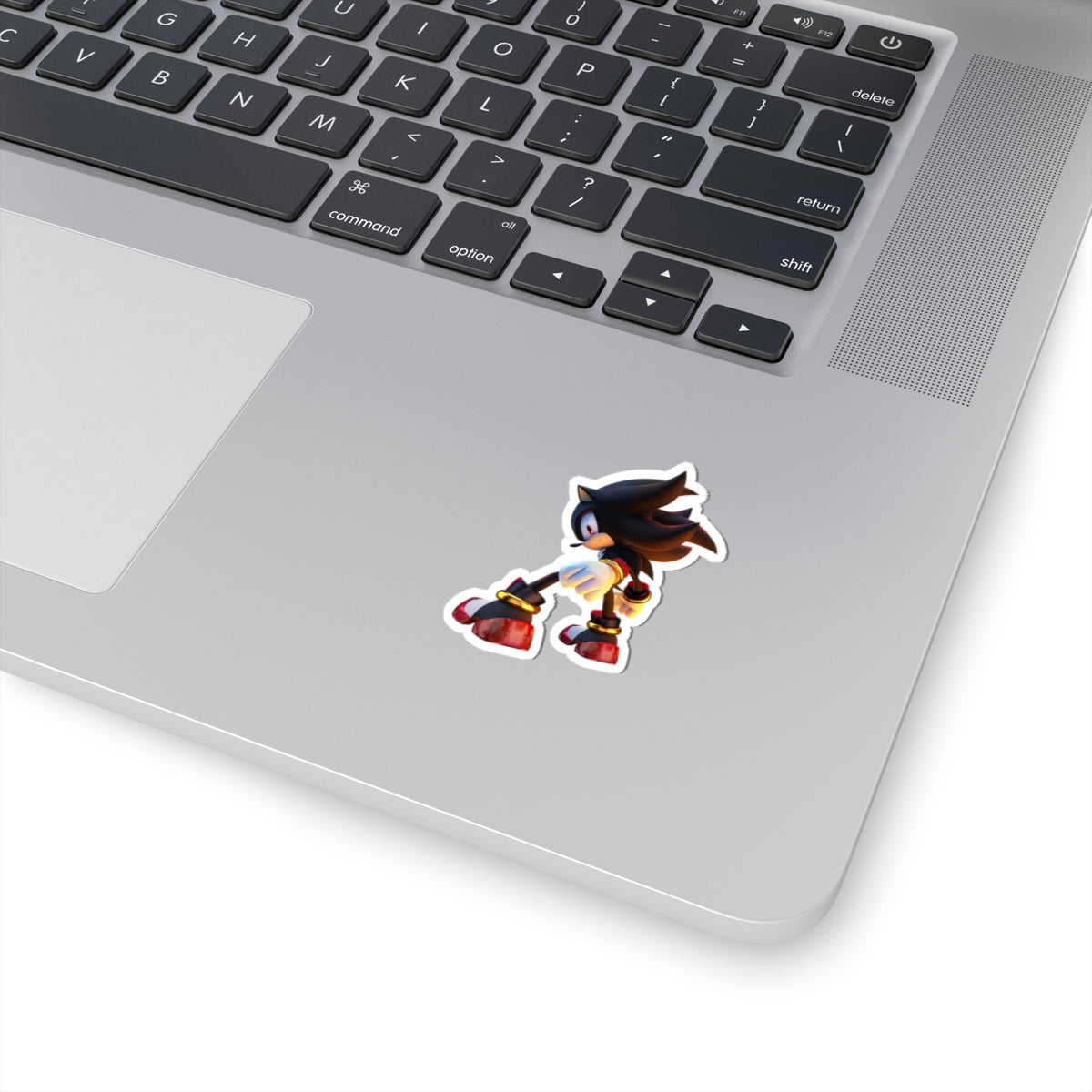 Shadow the Hedgehog vinyl sticker, kiss-cut custom stickers, durable 3M adhesive Shadow decal, glossy finish, Sonic Stickers, multiple sizes
