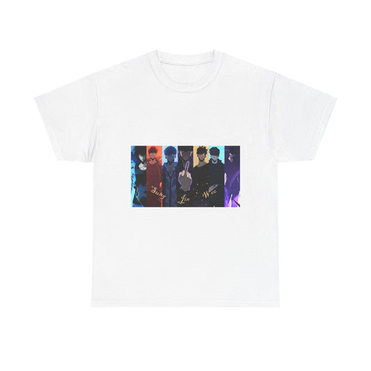 Sung JinWoo T-Shirt, Solo Leveling | Premium Ethical Cotton Tee for Anime Fans, Anime Shirt, Manga Graphic Tee, Unisex Apparel, Kpop