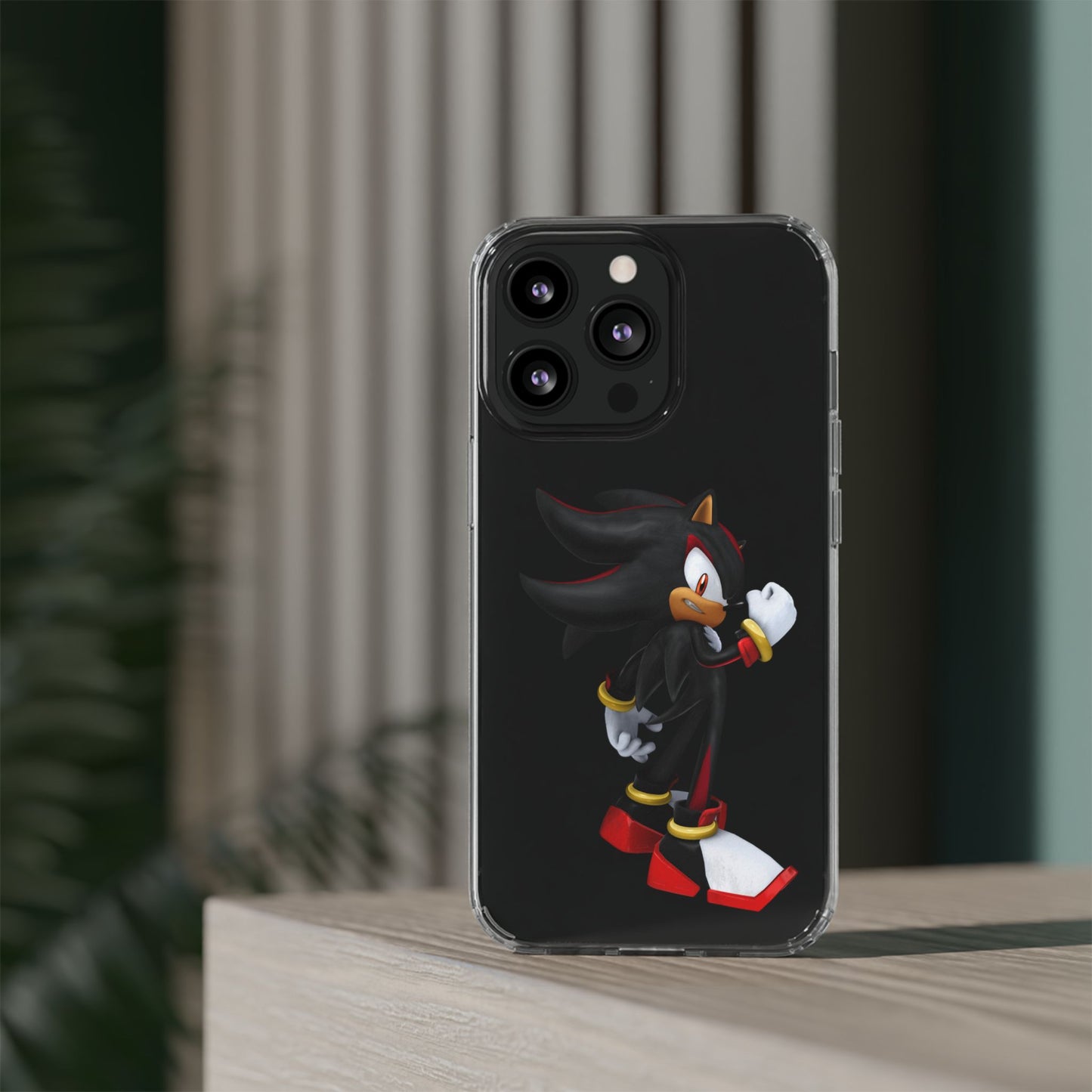 Phone Case, Shadow The Hedgehog Gaming Gift, Personalized Mobile Cover, Birthday Holidays Clear Phone Case, Stylish Phone Case