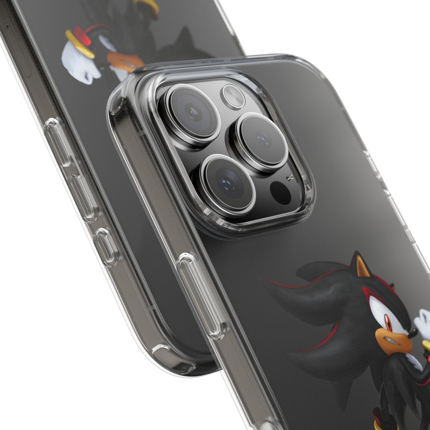 Phone Case, Shadow The Hedgehog Gaming Gift, Personalized Mobile Cover, Birthday Holidays Clear Phone Case, Stylish Phone Case