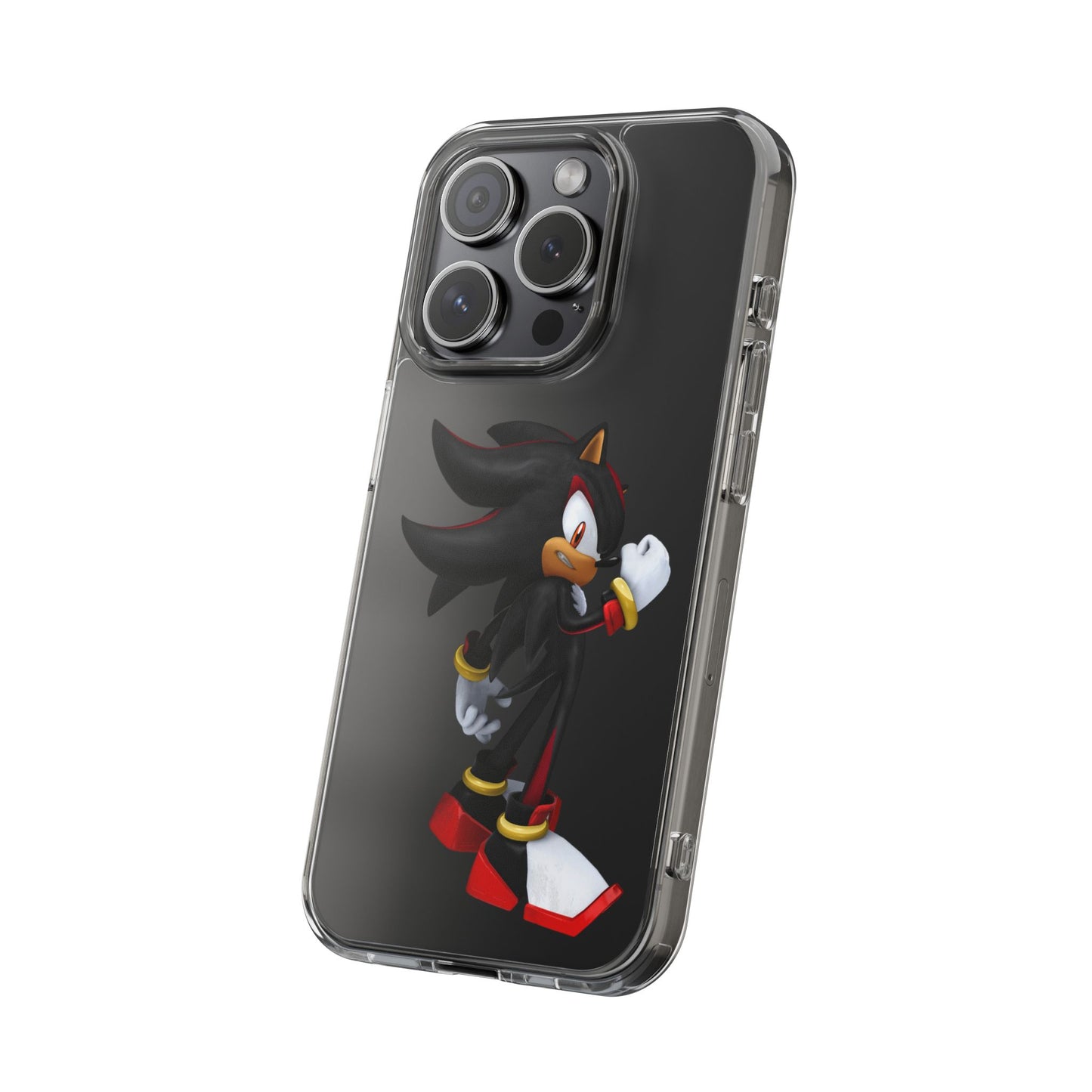 Phone Case, Shadow The Hedgehog Gaming Gift, Personalized Mobile Cover, Birthday Holidays Clear Phone Case, Stylish Phone Case