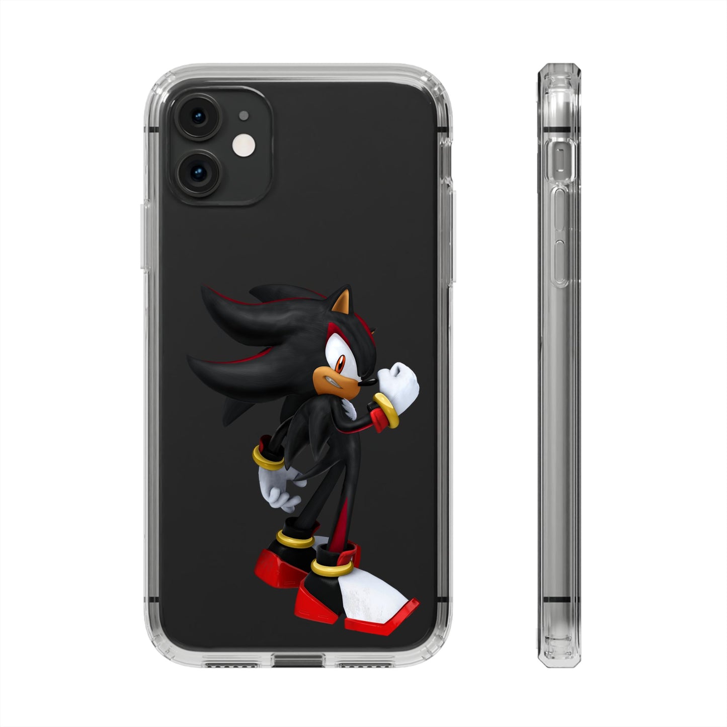 Phone Case, Shadow The Hedgehog Gaming Gift, Personalized Mobile Cover, Birthday Holidays Clear Phone Case, Stylish Phone Case