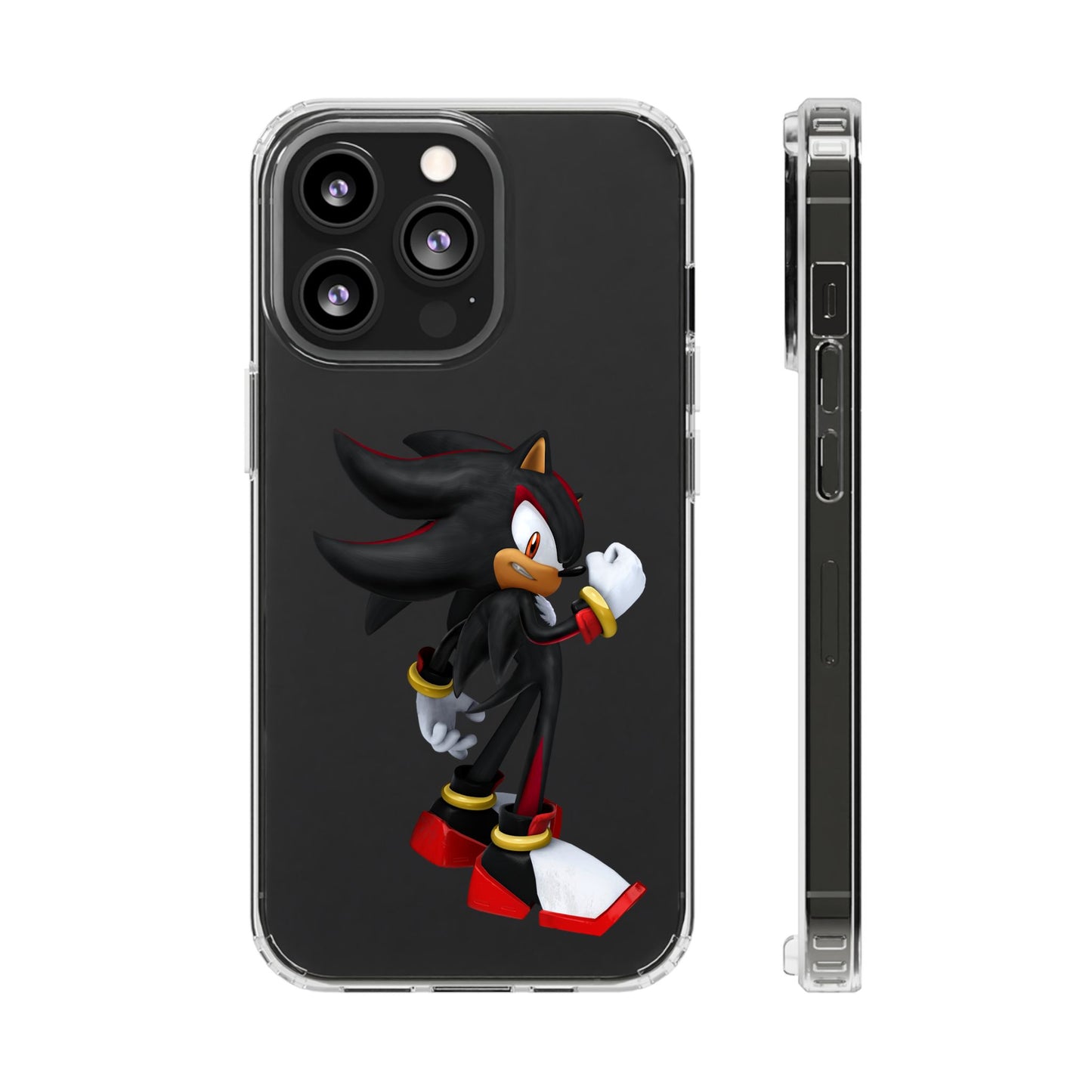 Phone Case, Shadow The Hedgehog Gaming Gift, Personalized Mobile Cover, Birthday Holidays Clear Phone Case, Stylish Phone Case
