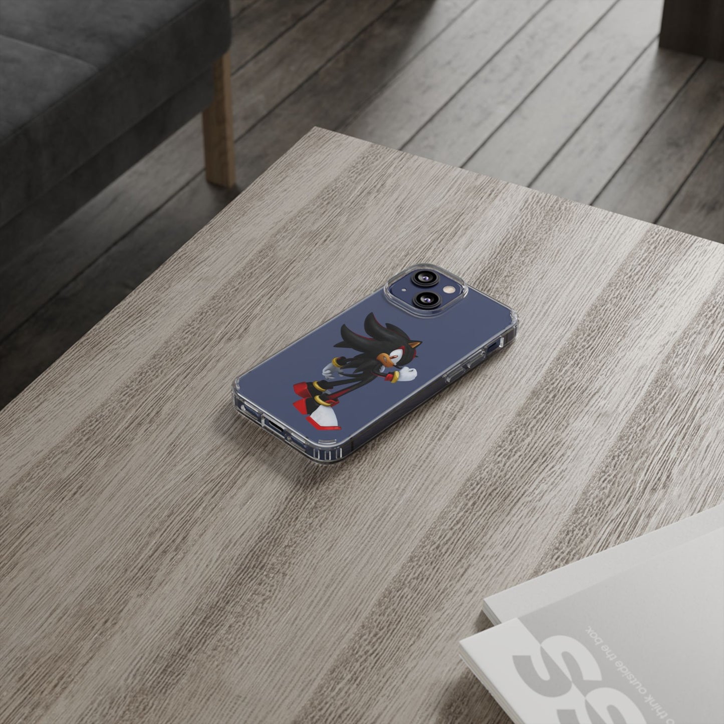 Phone Case, Shadow The Hedgehog Gaming Gift, Personalized Mobile Cover, Birthday Holidays Clear Phone Case, Stylish Phone Case