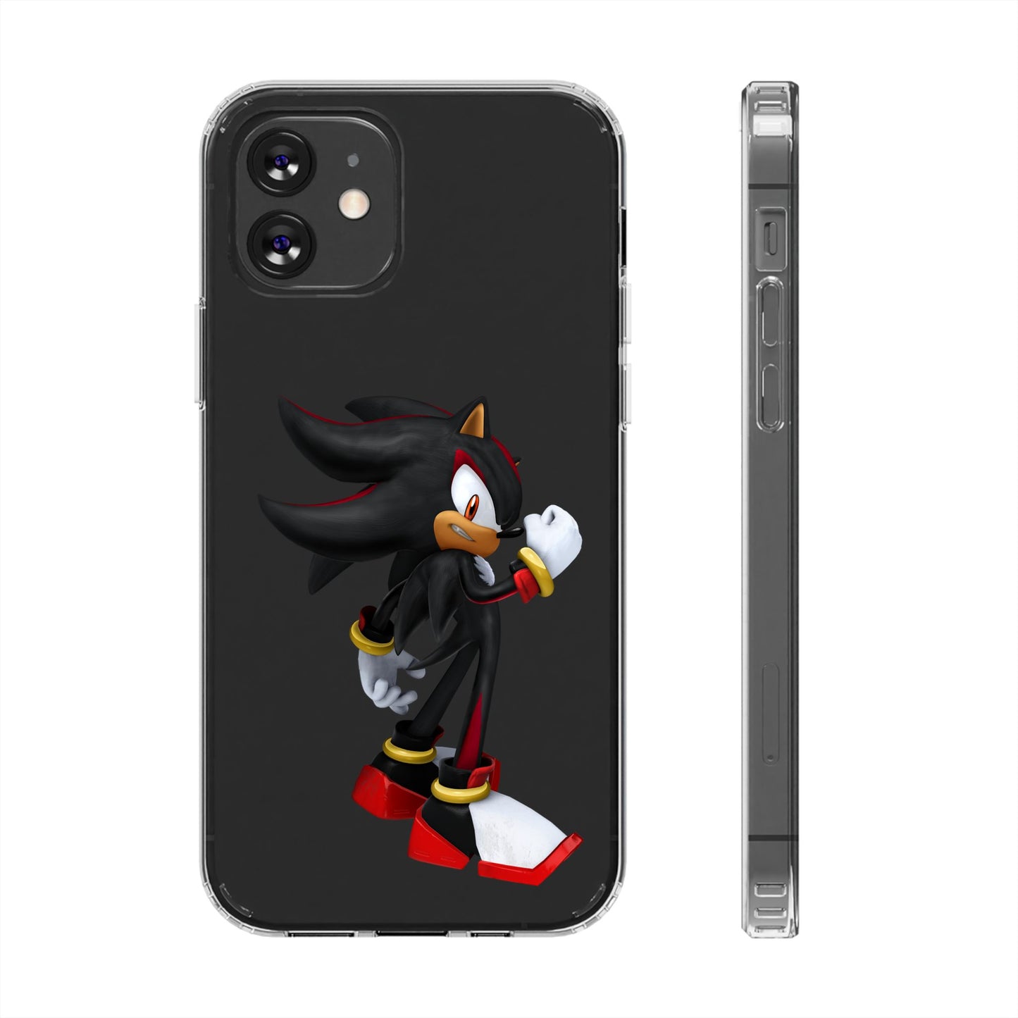 Phone Case, Shadow The Hedgehog Gaming Gift, Personalized Mobile Cover, Birthday Holidays Clear Phone Case, Stylish Phone Case