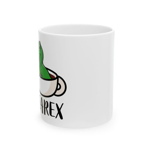 TeaRex Mug, Custom Mug, Personalized Mug, funny gift, funny mug, funny mugs, mug, coffee cup, funny gifts, gift for her, birthday gift