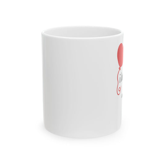 Personalized Valentine's Day Ceramic Mug, Gift for Him, Husband Anniversary, 11oz 15oz, Girlfriend Coffee Cup, Custom Name