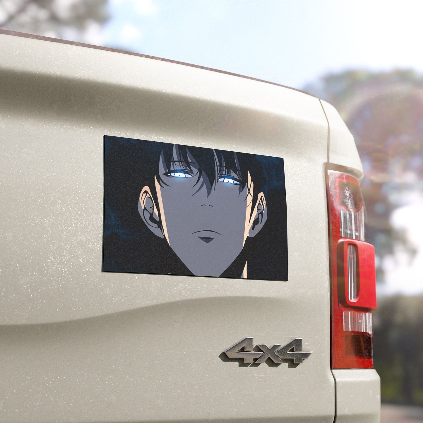 Sung Jinwoo Solo Leveling Anime Car Magnets - Cool Vehicle Decor, Gift for Anime Lovers, Unique Designs, Customize Stickers