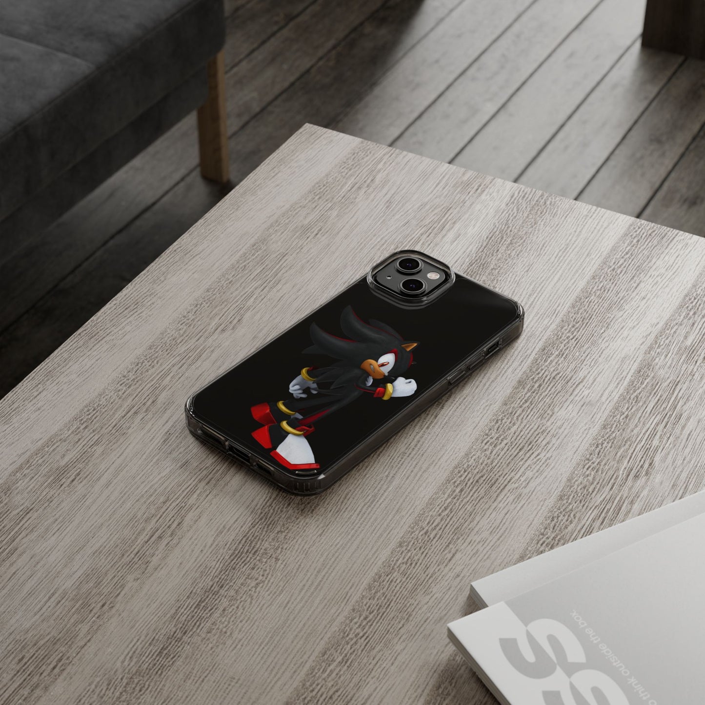 Phone Case, Shadow The Hedgehog Gaming Gift, Personalized Mobile Cover, Birthday Holidays Clear Phone Case, Stylish Phone Case