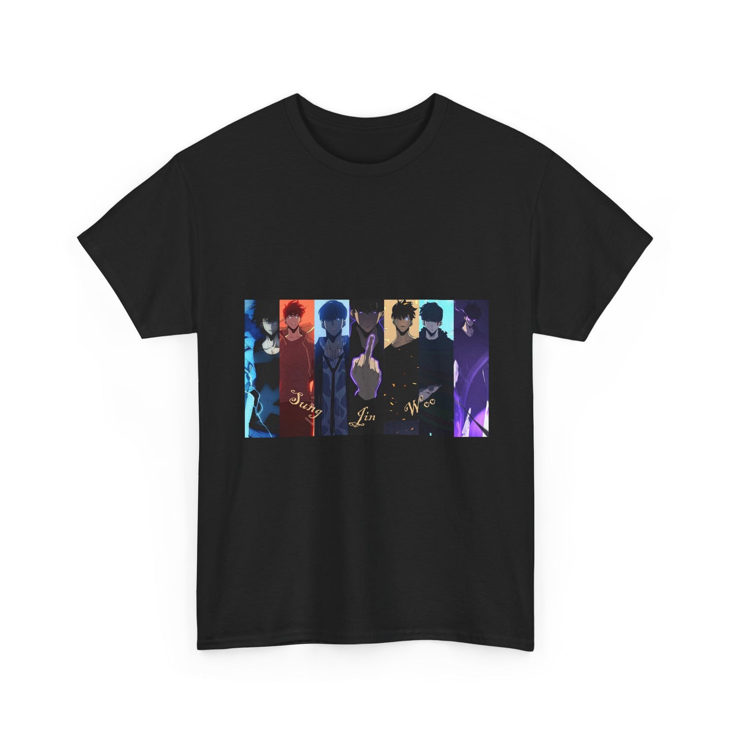 Sung JinWoo T-Shirt, Solo Leveling | Premium Ethical Cotton Tee for Anime Fans, Anime Shirt, Manga Graphic Tee, Unisex Apparel, Kpop