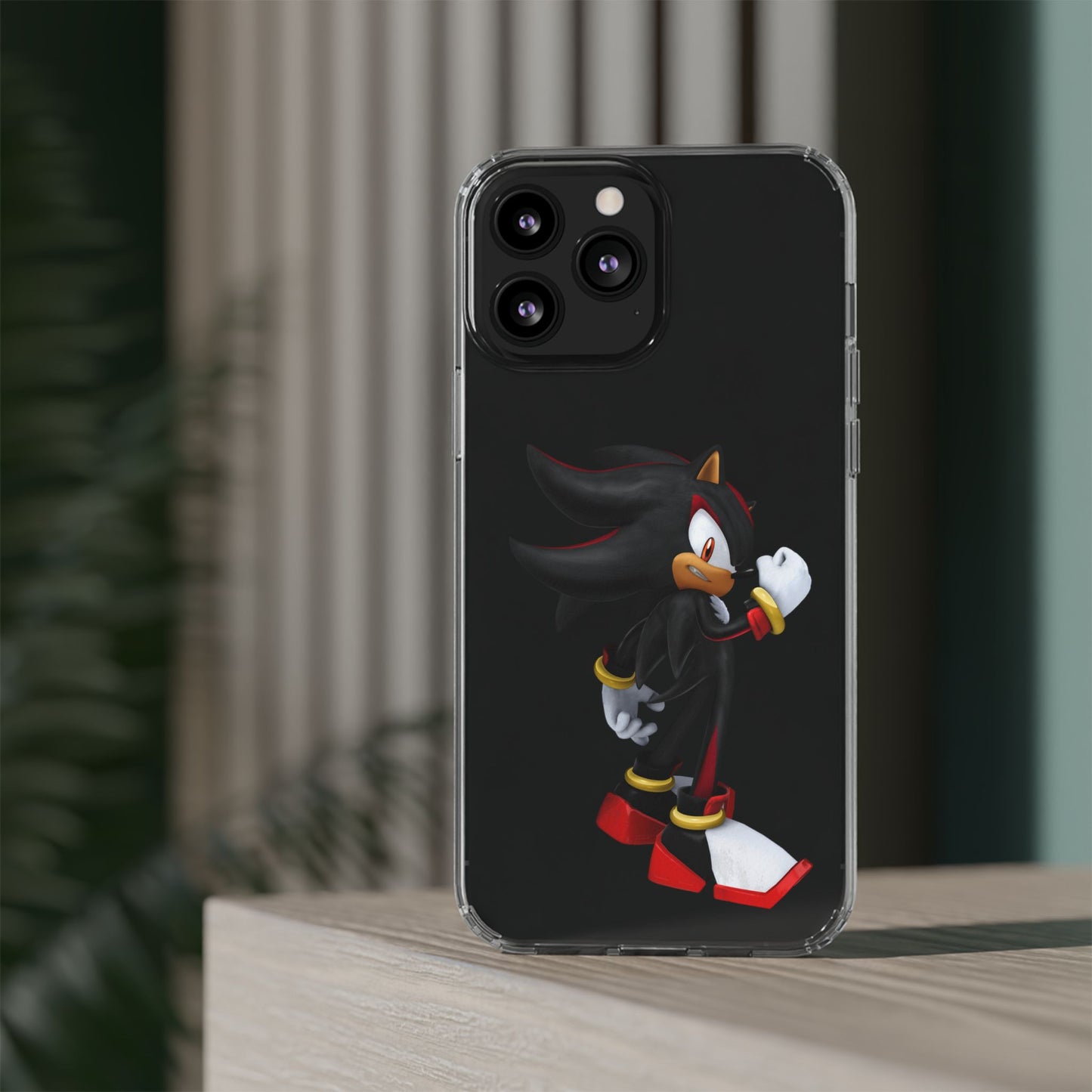 Phone Case, Shadow The Hedgehog Gaming Gift, Personalized Mobile Cover, Birthday Holidays Clear Phone Case, Stylish Phone Case