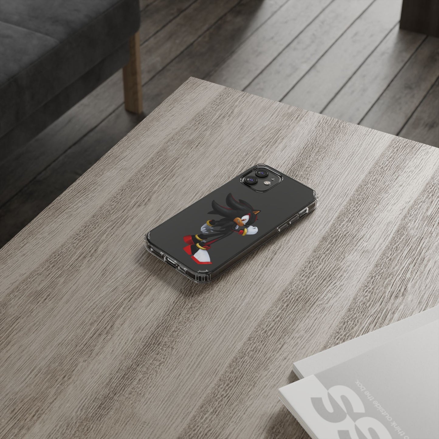 Phone Case, Shadow The Hedgehog Gaming Gift, Personalized Mobile Cover, Birthday Holidays Clear Phone Case, Stylish Phone Case