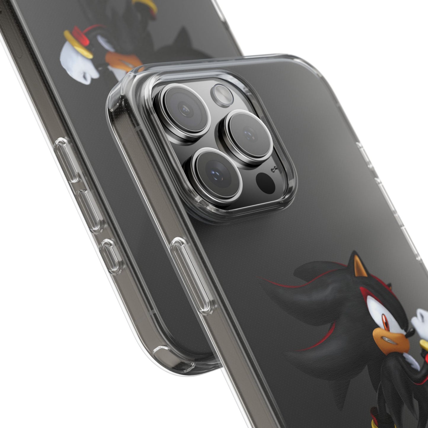 Phone Case, Shadow The Hedgehog Gaming Gift, Personalized Mobile Cover, Birthday Holidays Clear Phone Case, Stylish Phone Case