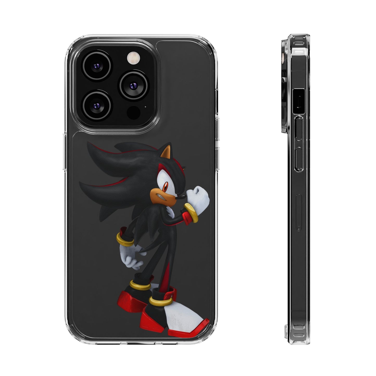 Phone Case, Shadow The Hedgehog Gaming Gift, Personalized Mobile Cover, Birthday Holidays Clear Phone Case, Stylish Phone Case