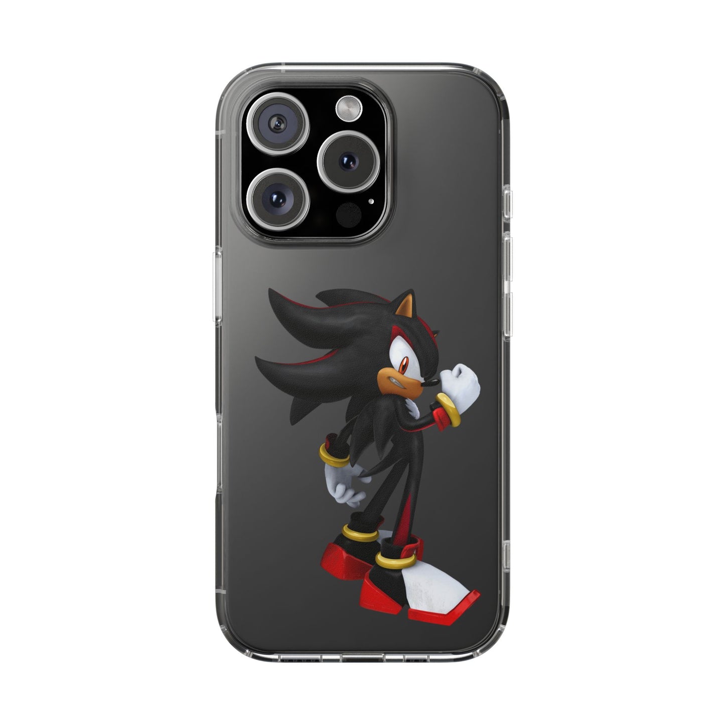 Phone Case, Shadow The Hedgehog Gaming Gift, Personalized Mobile Cover, Birthday Holidays Clear Phone Case, Stylish Phone Case