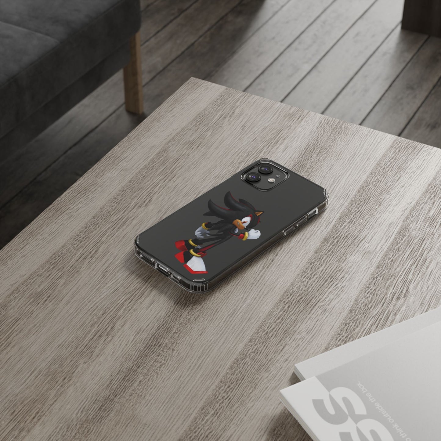 Phone Case, Shadow The Hedgehog Gaming Gift, Personalized Mobile Cover, Birthday Holidays Clear Phone Case, Stylish Phone Case