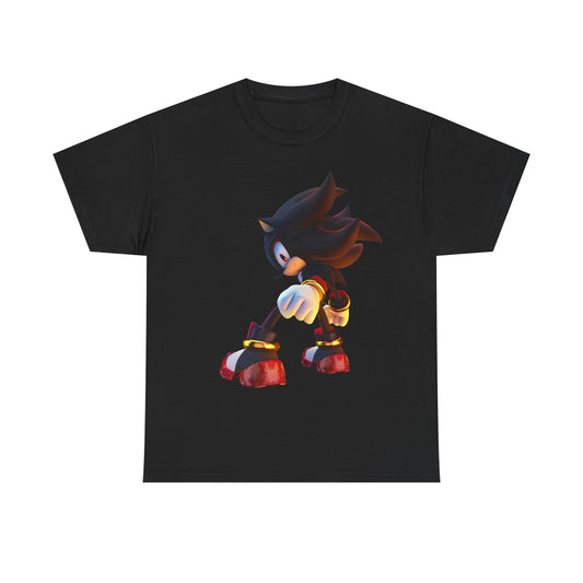 Shadow the Hedgehog t-shirt, cool Sonic graphic tee, premium Shadow print shirt, ultimate life form shirt, black cotton Shadow t-shirt