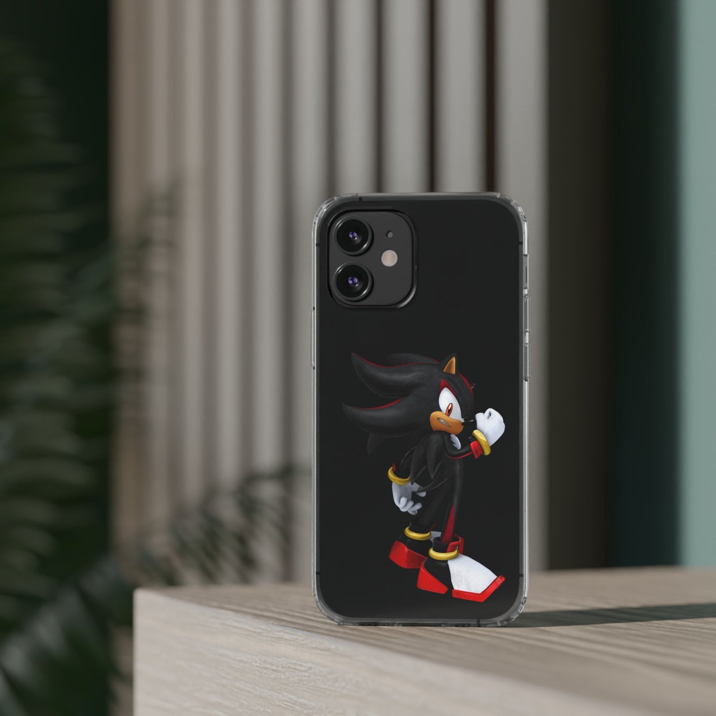 Phone Case, Shadow The Hedgehog Gaming Gift, Personalized Mobile Cover, Birthday Holidays Clear Phone Case, Stylish Phone Case